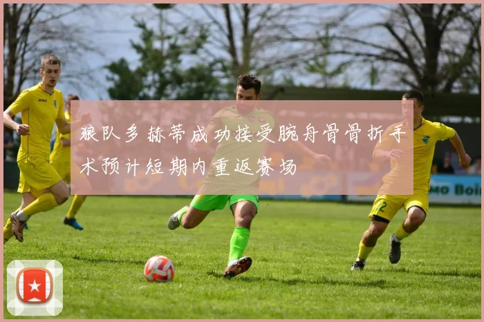 狼队多赫蒂成功接受腕舟骨骨折手术预计短期内重返赛场